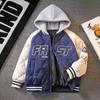Boys padded jacket autumn and winter thickened baseball jacket cotton coat winter thin cotton children's cotton jacket two cotton