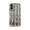 Niche advanced induction electroplating water ripple is suitable for iPhone17Pro max mobile phone case Apple 16 new 15/14.
