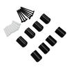 8pcs Snowboard Wall Mount Clips Rubber Vertical Ski Storage Display Rack for Room Garage