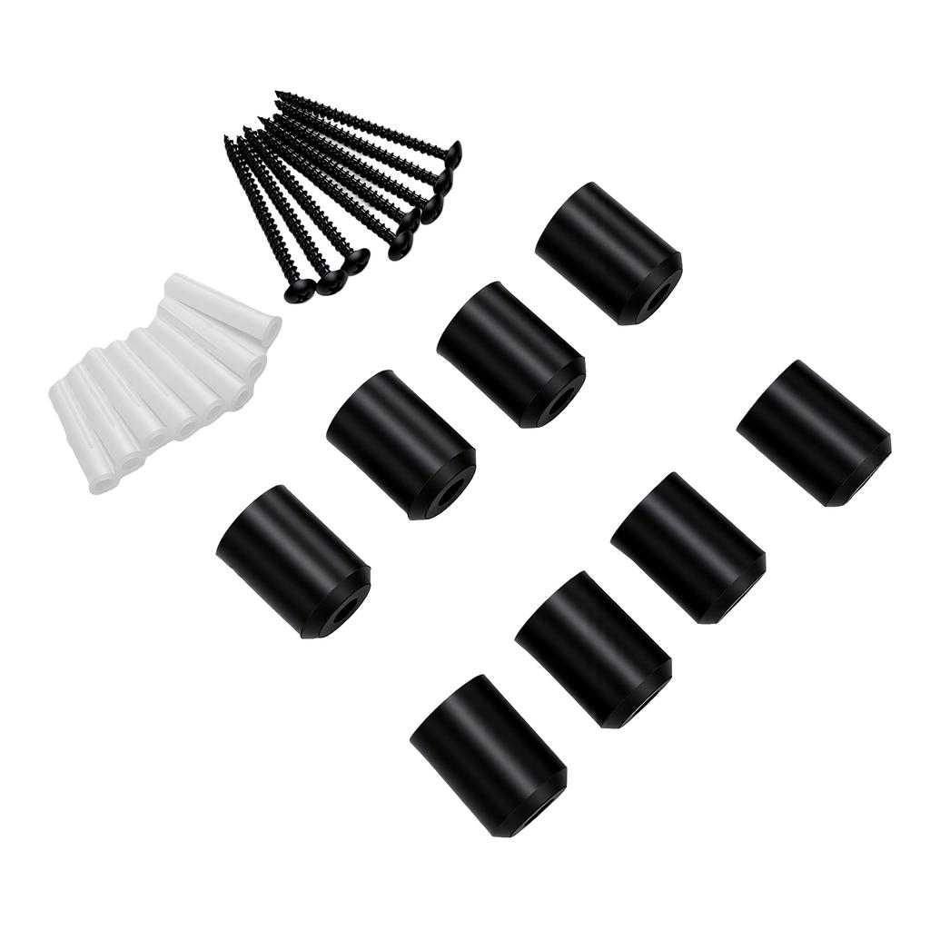 8pcs Snowboard Wall Mount Clips Rubber Vertical Ski Storage Display Rack for Room Garage
