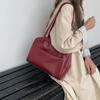 Women's Korean Retro Large Capacity Shoulder Tote Bag - Autumn 2025 Edition