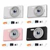 4K Digital Camera with Anti Shake Portable Selfie Camera 48MP High Resolution for Kids Starter Children Student Girl Boy