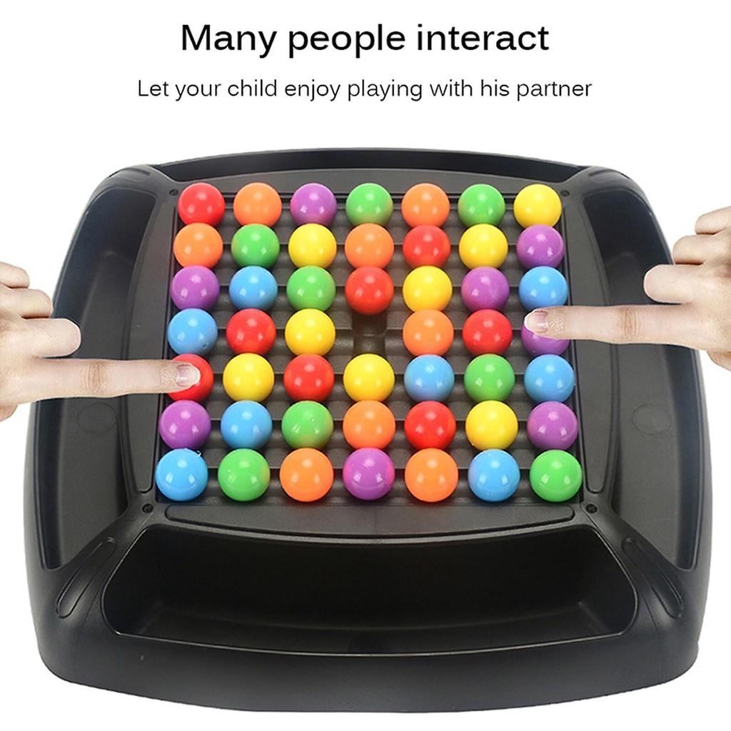 Colorful Rainbow Pop Game Interactive Family Fun Educational Toy For Kids