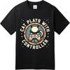 Summer Tshirt Male Travel Women Oneck Tshirt Vintage Cat Plays With Controller Retro Teenagers Tee Shirt Graphic Workout Tops