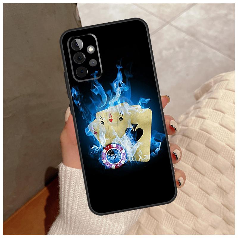 Dices Poker Casino For Samsung Galaxy A36 A56 A16 A26 A06 A52 A53 A33 A13 A34 A54 A14 A15 A35 A55 A22 A32 Case