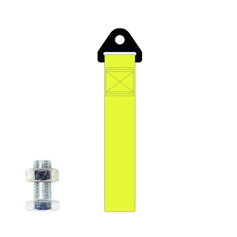 Heavy-Duty Nylon Tow Strap Universal Car Racing Tow Rope Green Black Red 28cm Bumper Trailer Towing Strap Ropes Car Decoration