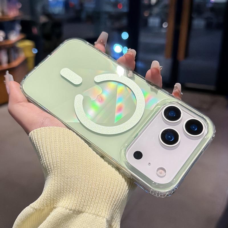 Neon-Farbverlauf Sommer N52 Magnetische Schutzhülle für iPhone 17 Pro Max
