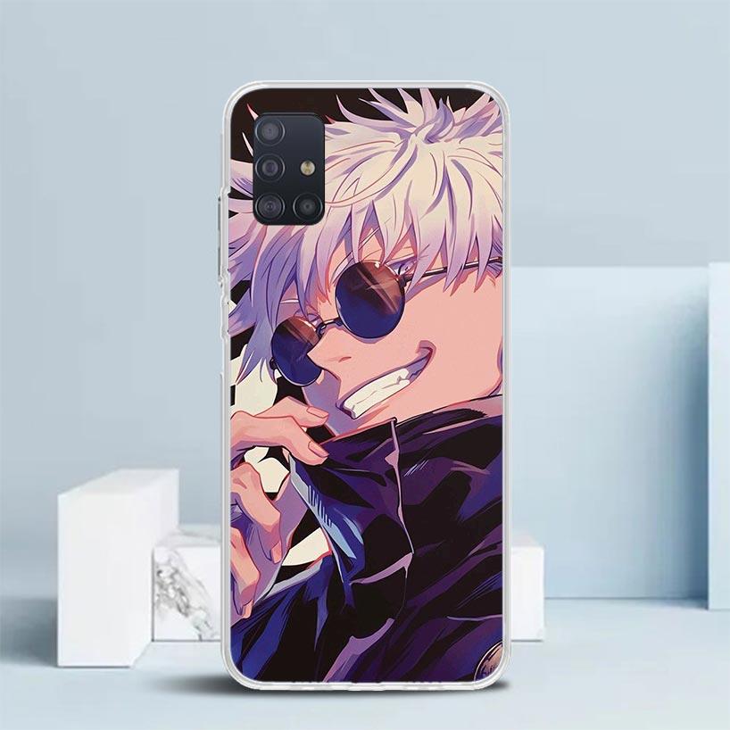 

Чехол для телефона Kaisen J-Jujutsu Годжо Сатору Для Samsung Galaxy A52 A32 A22 A12 A51 A50S A30S A10S Note 20 Ultra 10 S10 Plus A31 A20 Samsung A10