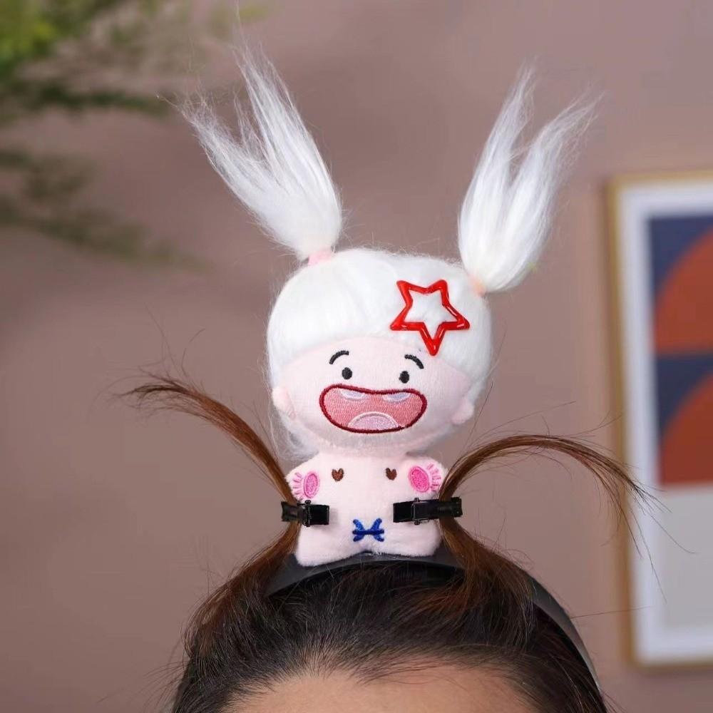 New Wash Face Cartoon Hairband Headpiece Women Girl Hair Accessories Funny Doll Headbands Soft Headwear Headband