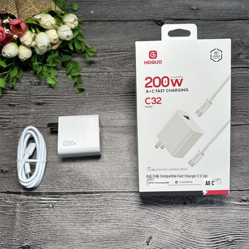 

Hongguo C32 Dual Port Type-C Charger Set for Huawei/Vivo