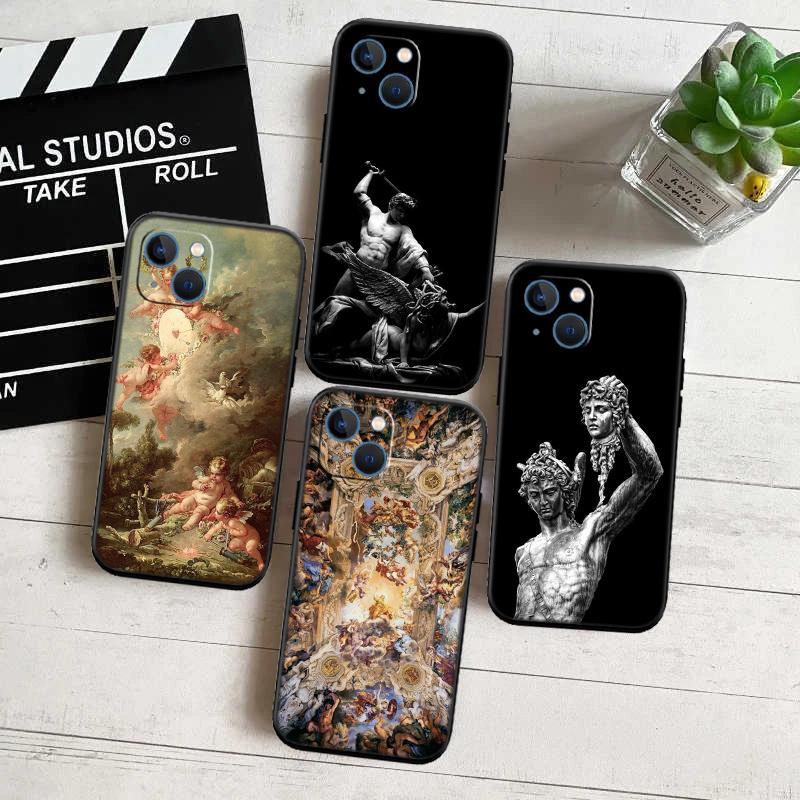 RP32 Fresco Adam Sculpture Phone Case for Motorola Edge 60 60s 70 G86 G56 G54 E14 G04S G45 G54 G64 S30 S50 X30 X40 X50 Pro Power
