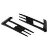 Glossy Black Front Fog Lamp Eyebrow Eyelid Cover Trim Replacement for MK7 2014‑ 2017