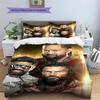 Leati Joseph Joe Anoa'i Pattern Bedding,Quilt Set Quilt Cover Pillowcase Home Birthday Gift(1 * duvet cover + 2 * pillowcase, without core)