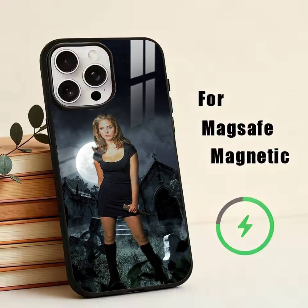 Movie Buffy  Phone Case For iPhone17,16,15,14,13,12,11 Plus,Pro Magnetic with Magsafe Wireless Charging