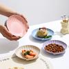 Eco-friendly Wheat Straw Fruit & Snack Plate Set - Versatile for Cake, Dessert, and Dried Fruits
