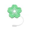 Plant Cartoon Straw Cover Straw Cap Silicone Dustplug Flower Party Straw Decoration