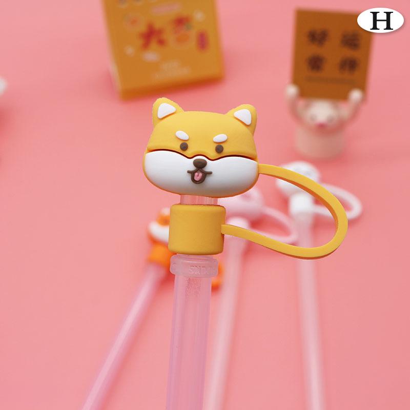 Silicone Material Dustproof Reusable Plugs Straw Cap Environmental Protection