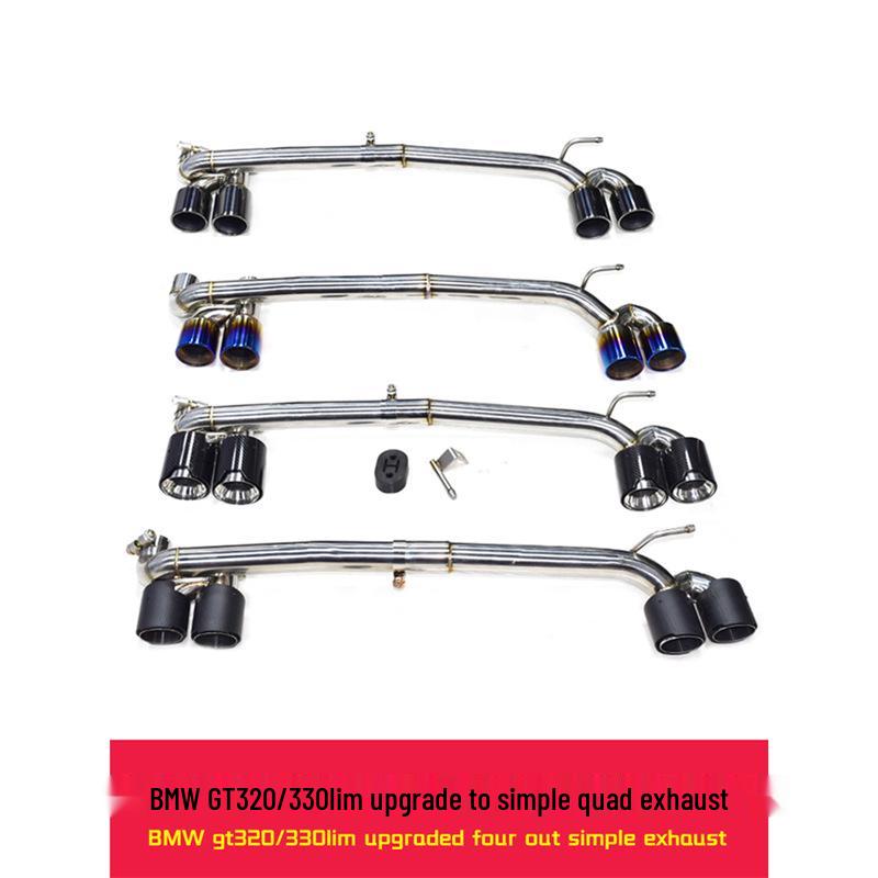BMW 3 Series GT F34 Stainless Steel Carbon Fiber Exhaust Tailpipe