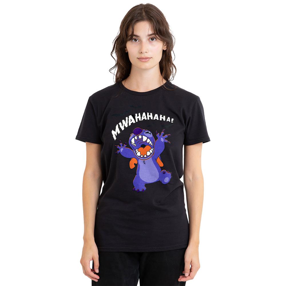 Lilo & Stitch Unisex Adult Evil Laugh T-Shirt