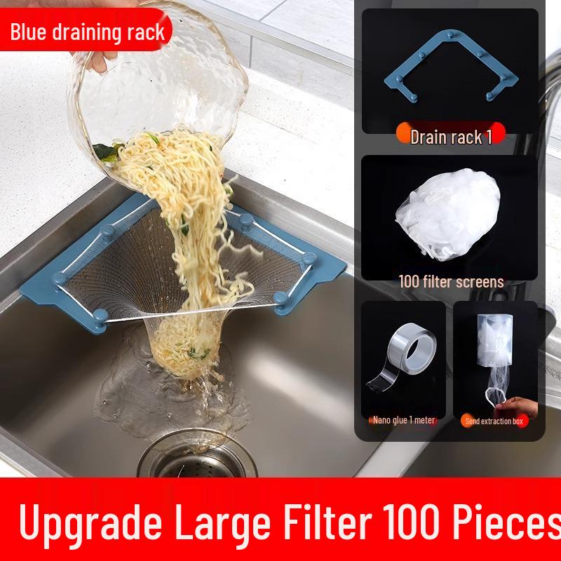 Einweg Dreieck Spülen Siebnetz für Küche und Geschirrspülen