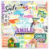 51-Piece Inspirational Smile Stickers: Joyful, Positive, Waterproof English Sentences for Journals