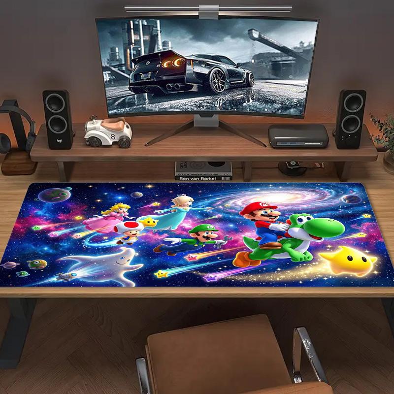 Super Brothers Color Mouse Pad Large Gaming Table Cushion Non-slip Laptop Tablet Big Mousepad XXL Mat Mini PC Playmat With Lock edge
