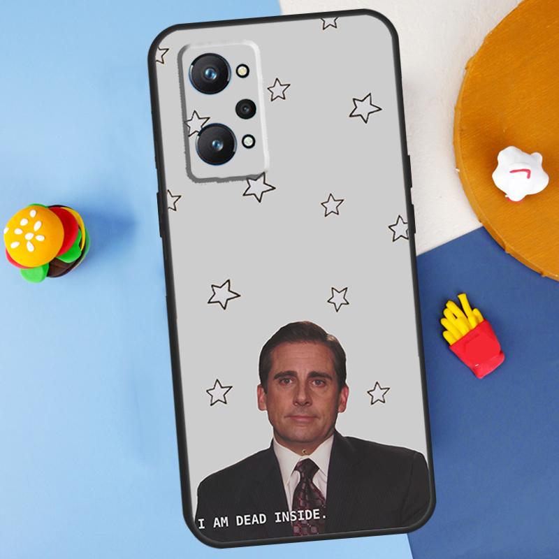 The Office Prison Mike For Realme C55 C67 C61 C75 C53 C51 C21Y C25S GT 6 6T 5 GT7 Pro 10 11 12 13 14 Pro Plus Case