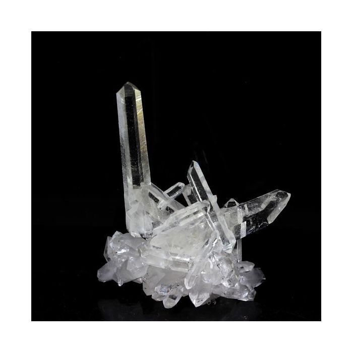 Quartz - La Gardette - 65.5 ct - Certificat d'authenticité - 50x40x25 mm - Gris