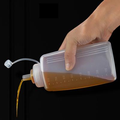 800 ml Saucenflasche, lebensmittelecht, praktisch, temperaturbeständig, Honigsalat, Gewürzspender zum Kochen