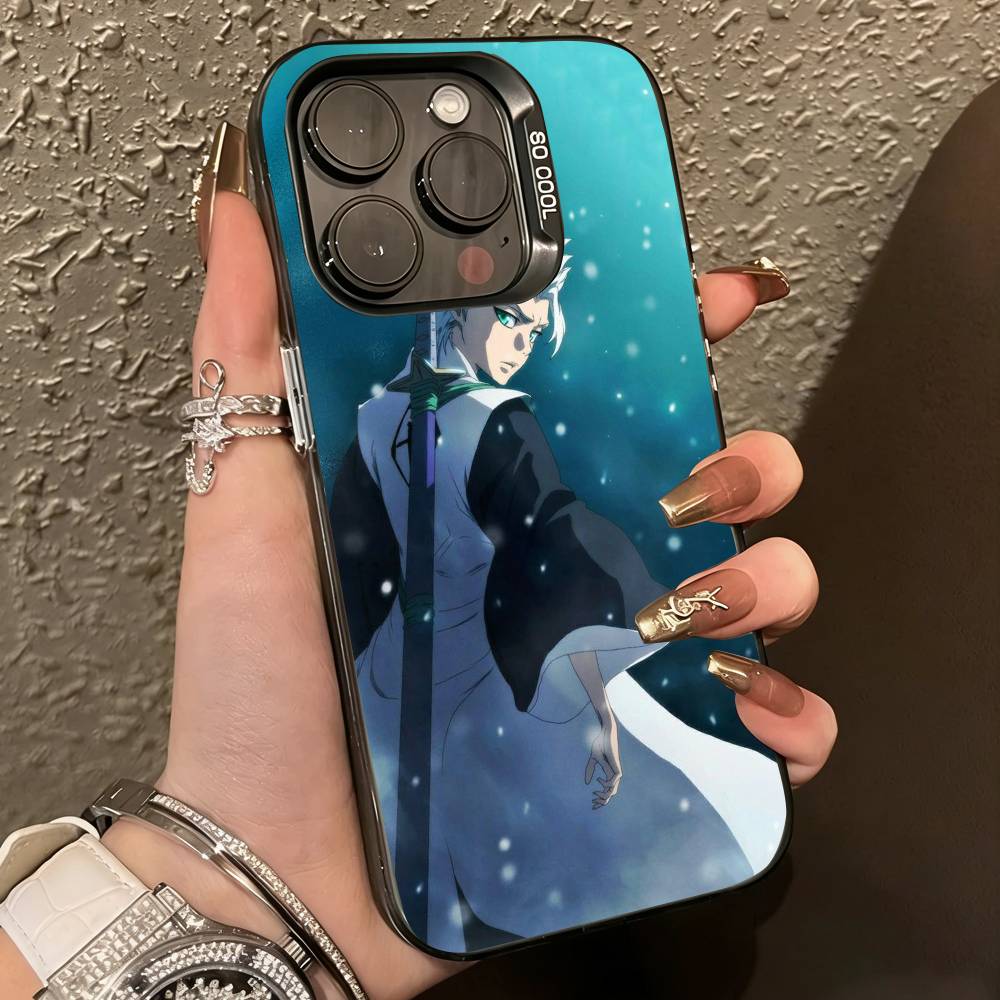 B-Bleachs K-Kurosaki-i Phone Case For iPhone 17,16,15,14,13,12,11 Plus,Pro Max,XS,Colorful Silver Black Cover iPhone15Pro