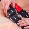 Reusable Road Stickers Cartoon DIY Track Traffic Tape for Kids Black Road Stickers Decoration Party Racing Play Mat Floor Tape