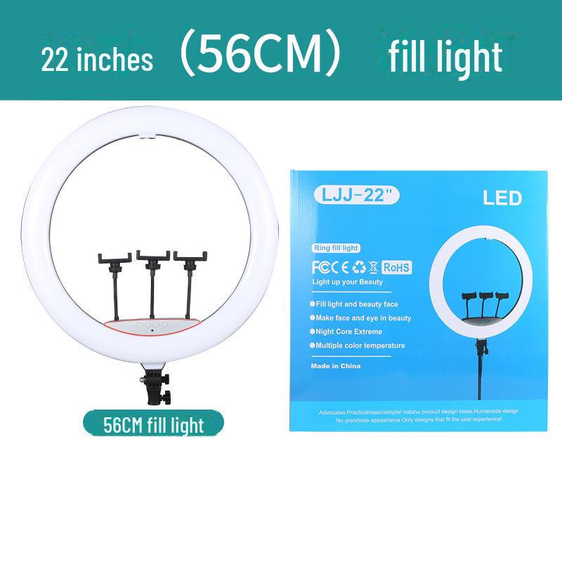 Portable Selfie Ring Light for Enhanced Beauty and Live Broadcast
