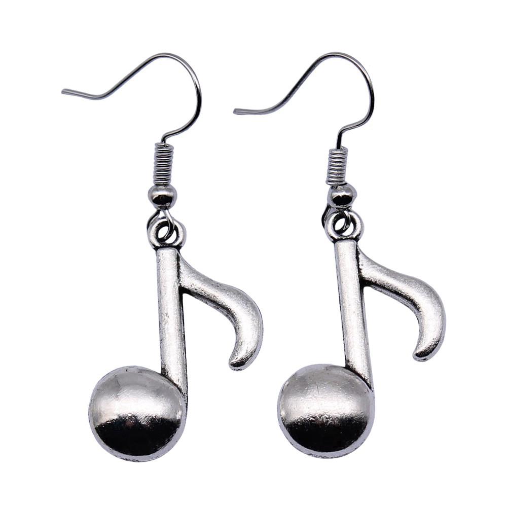 Electric Guitar Dangle Earrings Rock Music Themed Jewelry For Women