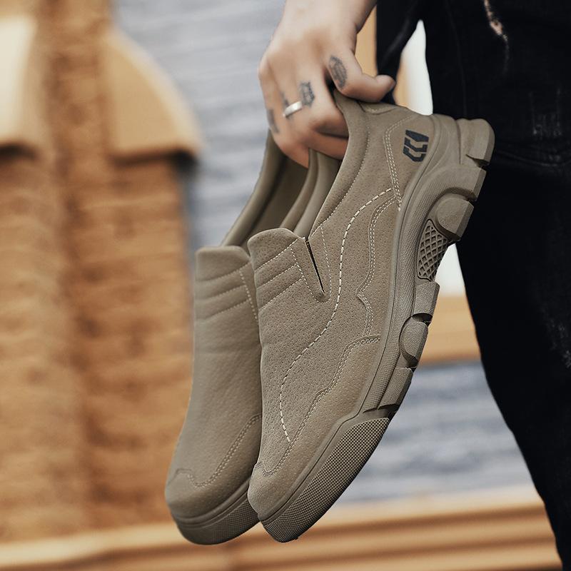 Pánské boty Na podzim a zimu Nové Třmenové Nízké Pracovní boty Ležérní Sto Pohodlné Sportovní Plátěné boty Pánské boty