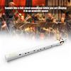 Muslady White Mini Pocket Saxophone Bærbar Little Sax med svart bæreveske Treblåseinstrument