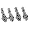 4pcsCelsiusset RC Car   Damper Mount Plate   Height for 1Celsius10 Crawler (Black)