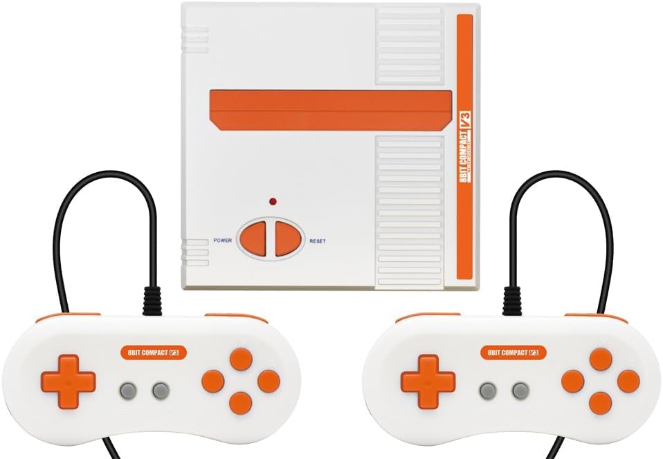 Columbus Circle Compatible Compact V3 Set with HDMI Converter Plus (FC Console) 8-bit –