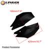LINGQI RACING Motorcycle CRF 110 125 Side Fender Mudguard Plastic Parts For  CRF110 CRF125 Off Road Dirt Bike Accessories