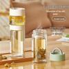 Wushengwu Yuming Double-Layer Glass Tea Bottle