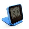 Digital Travel Alarm Clock Foldable Desktop LCD with Calendar Thermometer Battery Operated Ectronic Clock