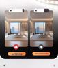 220V Three-Color Dimmable Self-Adhesive LED Linear Light Strip for Ceilings