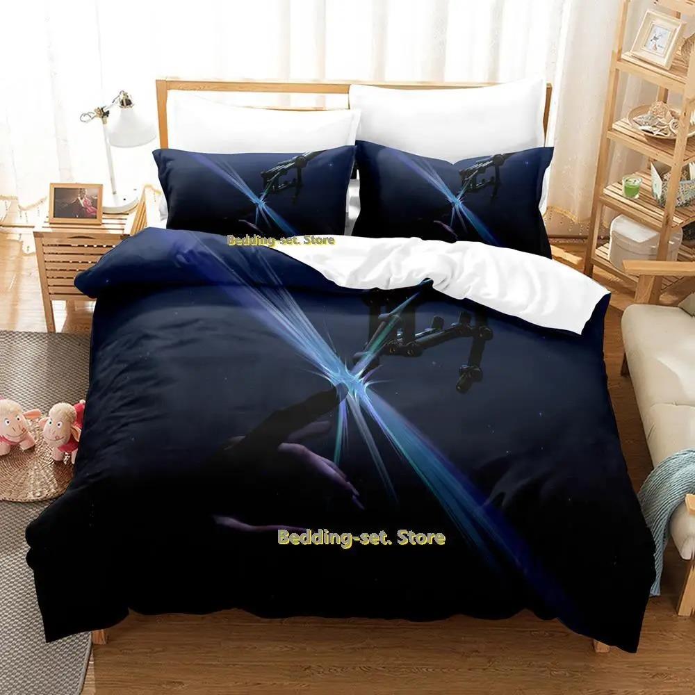Ny Sci Fi Robot Sängklädesset Enkel Twin Full Queen King Size Sängset Vuxen Barn Sovrum Påslakanset Anime parure de lit Säng