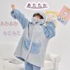 TOWYYO Shark Pajama Funny Open Cold Weather Loungewear for and and Size L Set, Unisex, Tail, Gloves, Hooded, Front, Fluffy, Warm, Loungewear, Spring,