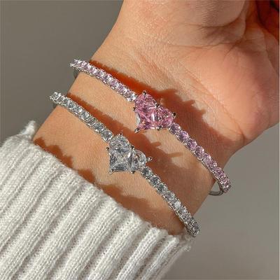 Luxus Armreif für Frauen Zirkon Perlen Armband Koreanische Süße Mode Zubehör Schmuck