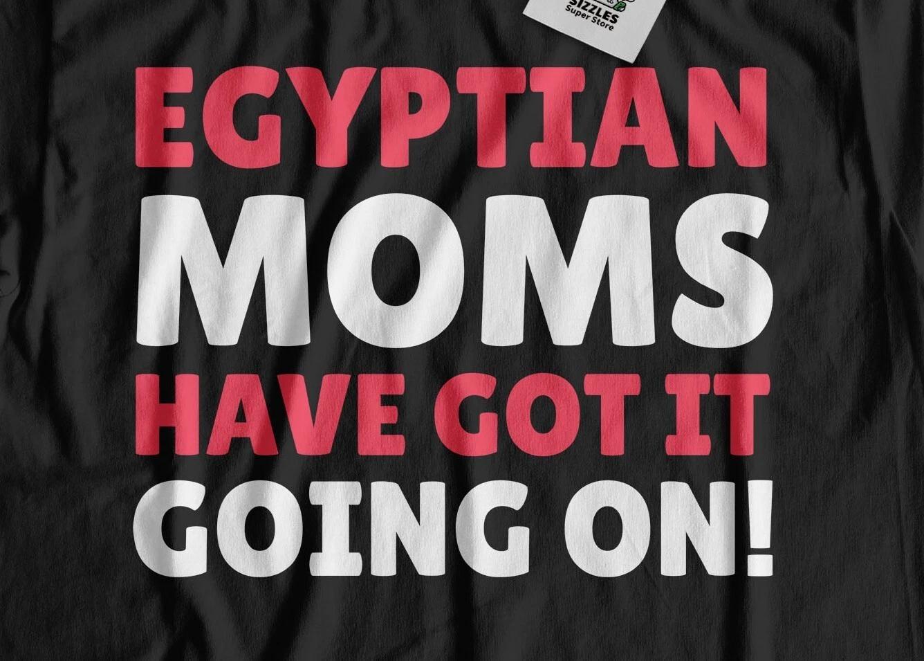 Funny Egyptian Mom T-Shirt Egypt Mothers Day Gifts S