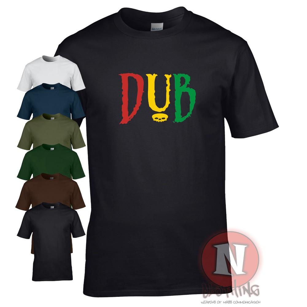 Dub Camiseta Reggae Club Paso Música Rasta Retro Festival Diversión Camiseta