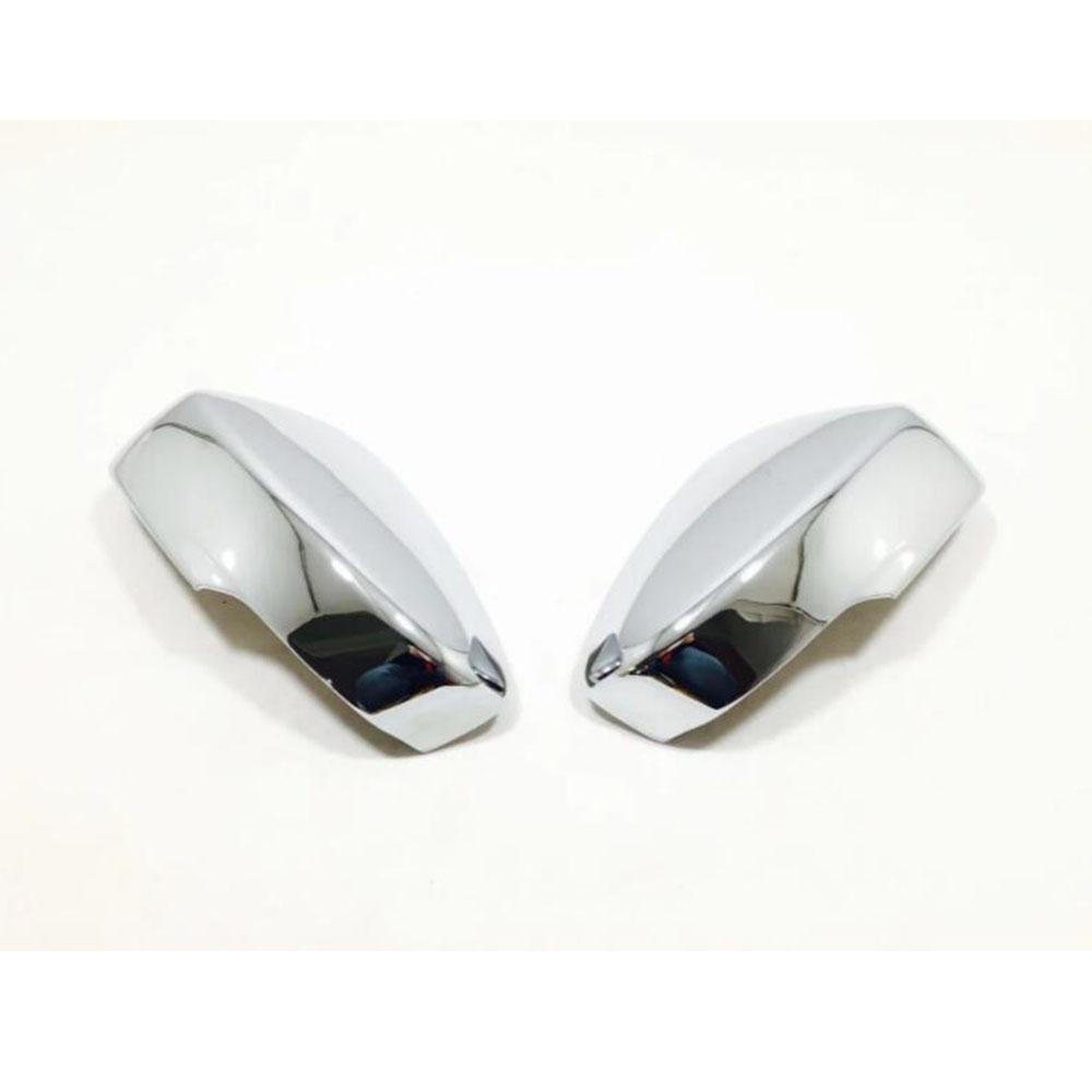 For Mitsubishi Eclipse Cross 2017 2018     Car Eyebrow Back Rear View Side Glass Mirror Cover Trim Frame Stick