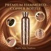 Leak-Proof Electroplated Copper Water Bottle Portable Sports Water Bottle  Traveling