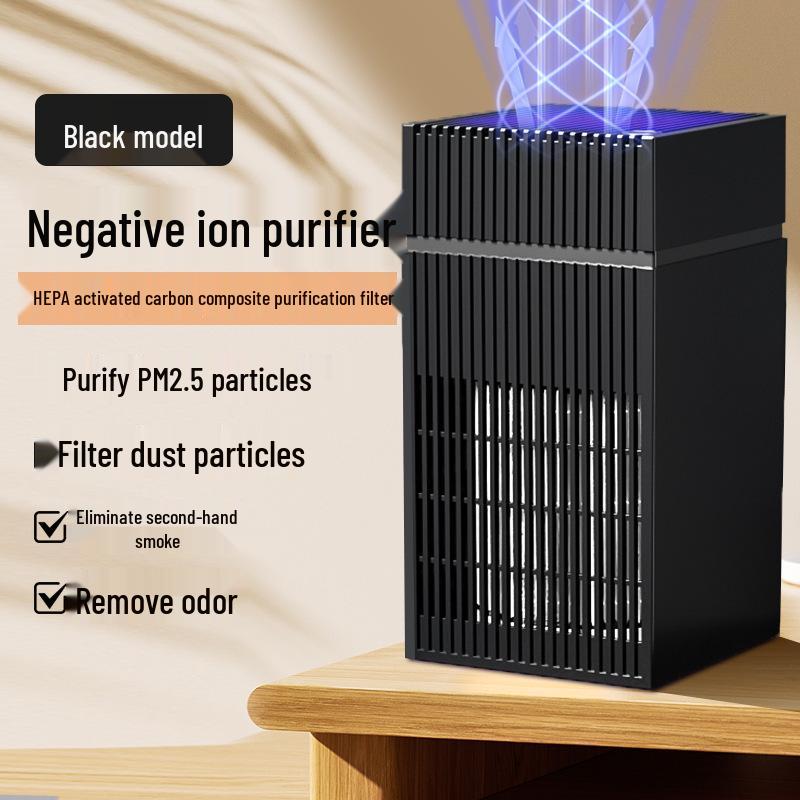 Indoor Air Purifier for Smoke, Formaldehyde, and Pet Odor Removal with Negative Ion Deodorization