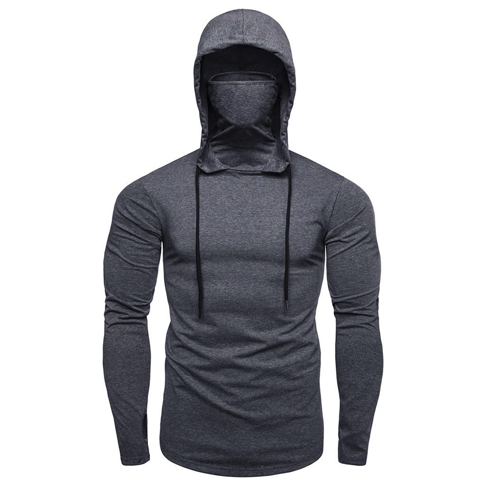 

Мужская повседневная толстовка с капюшоном и длинными рукавами, пальто, спортивный костюм, куртка, свитер, топ XXXL серый